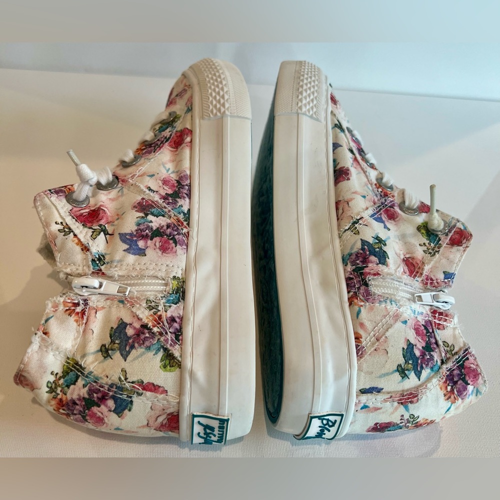 Blowfish Floral Side Sip Sneakers Size 7.5 Women’s - Picture 3 of 13